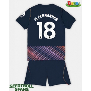 Tottenham Hotspur Mateus Fernandes #18 Bortaställ Barn 2026-27 Kortärmad (+ Korta byxor)